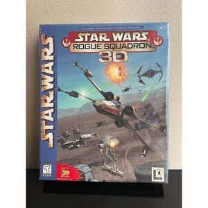 1998 Star Wars Rogue Squadron 3D Big Box PC Game Sealed